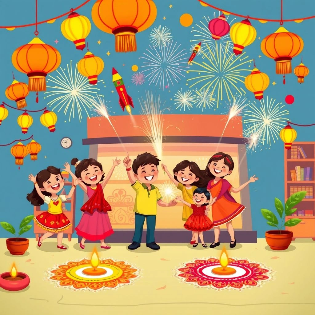 Fountain Fireworks Display